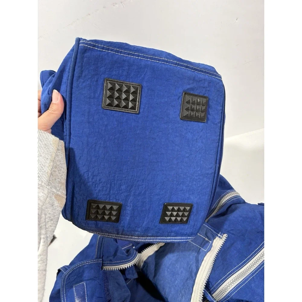 PEPSI COLA Blue X-LARGE Nylon Two-In-One Duffle Bag 1990's W/ Detachable Side